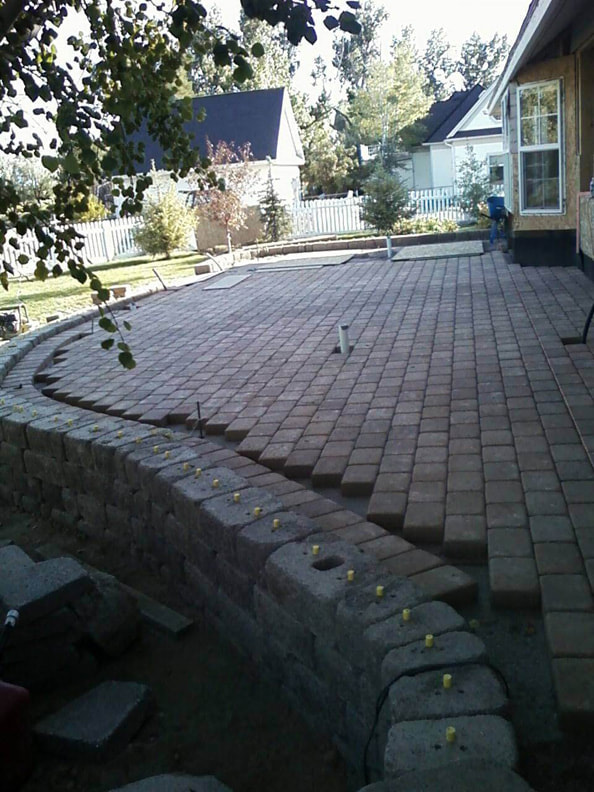 landscaped paver house in jerome